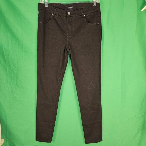 Universal Standard Denim - Universal Standard Womens Black Stretch Denim Jeans L